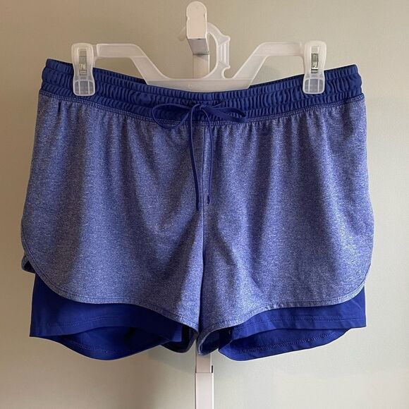 Champion Purple Elastic Waist Shorts - Picture 1 of 5